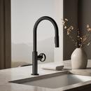 KOHLER Matte Black BILLET PULL-DOWN - CIRCLE HANDLE 