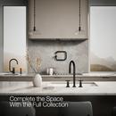 KOHLER Matte Black BILLET WIDESPREAD PD - CROSS 