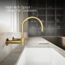 KOHLER Vibrant Brushed Moderne Brass BILLET WM BRIDGE - CROSS HANDLE 