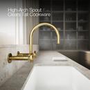 KOHLER Vibrant Brushed Moderne Brass BILLET WM BRIDGE - CIRCLE HANDLE 