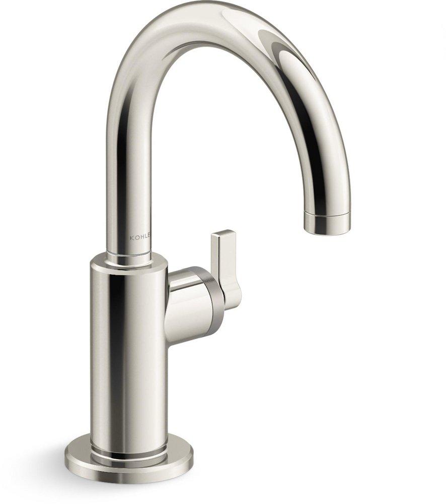 KOHLER Vibrant Polished Nickel Single Handle Lever Water Filter Faucet 
