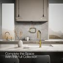 KOHLER Vibrant Brushed Moderne Brass BILLET WM POT FILLER - CROSS HANDLE 