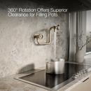 KOHLER Vibrant Brushed Bronze BILLET WM POT FILLER - CIRCLE HANDLE 