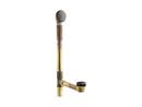 CLEARFLO BRASS TOE TAP BATH DRAIN 