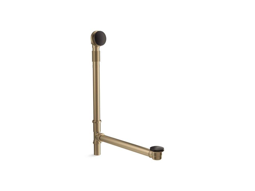 CLEARFLO BRASS TOE TAP BATH DRAIN 