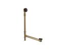 CLEARFLO BRASS TOE TAP BATH DRAIN 