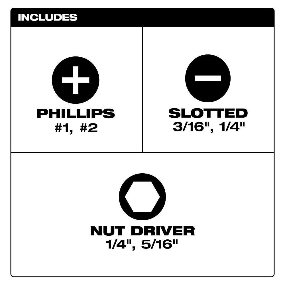 2PC 11-IN-1 MULTI-BIT SCREWDRIVER AND 6-IN-1 STUBBY MULTI-BIT SCREWDRIVER 