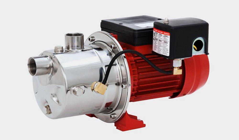 Stainless Steel 3/4HP 230V 12.8GPM Shallow Well Jet Pump 
