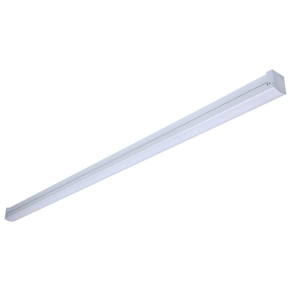 30W 4' Strip Light Flush Mount Ceiling Fixture in  White 