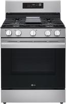 6.3 CU.FT. SMART GAS SINGLE OVEN FREE-STANDING RANGE WITH PROBAKECONVECTION AND AIRFRY THINQ STAINLESS STEEL - NEW HANDLE 