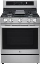 6.3 CU.FT. SMART GAS SINGLE OVEN FREE-STANDING RANGE WITH PROBAKECONVECTION AND AIRFRY INSTAVIEW THINQ PRINTPROOF STAINLESS STEEL - NEW HANDLE 