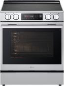 30" W Smart Electric Slide In Induction Range with Single Convection Oven and Air Fry in Stainless Steel 