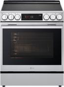 30" W Smart Electric Slide In Induction Range with InstaView Single Convection Oven with Air Fry and Sous Vide in Stainless Steel 