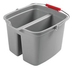 10-1/10 in. Double Pail Bucket in Grey