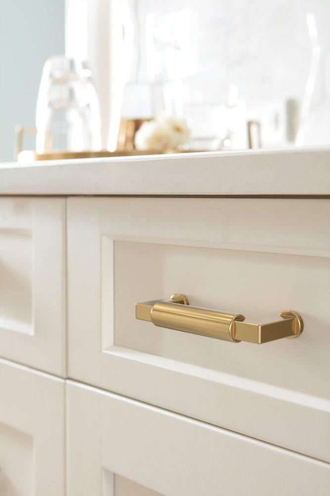 Amerock Champagne Bronze 3 in. Center-to-Center Drawer Pull 