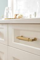 Amerock Champagne Bronze 3 in. Center-to-Center Drawer Pull 