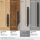 BALON 5-1/16 INCH 128MM CENTER-TO-CENTER OIL-RUBBED BRONZE CABINET PULL 