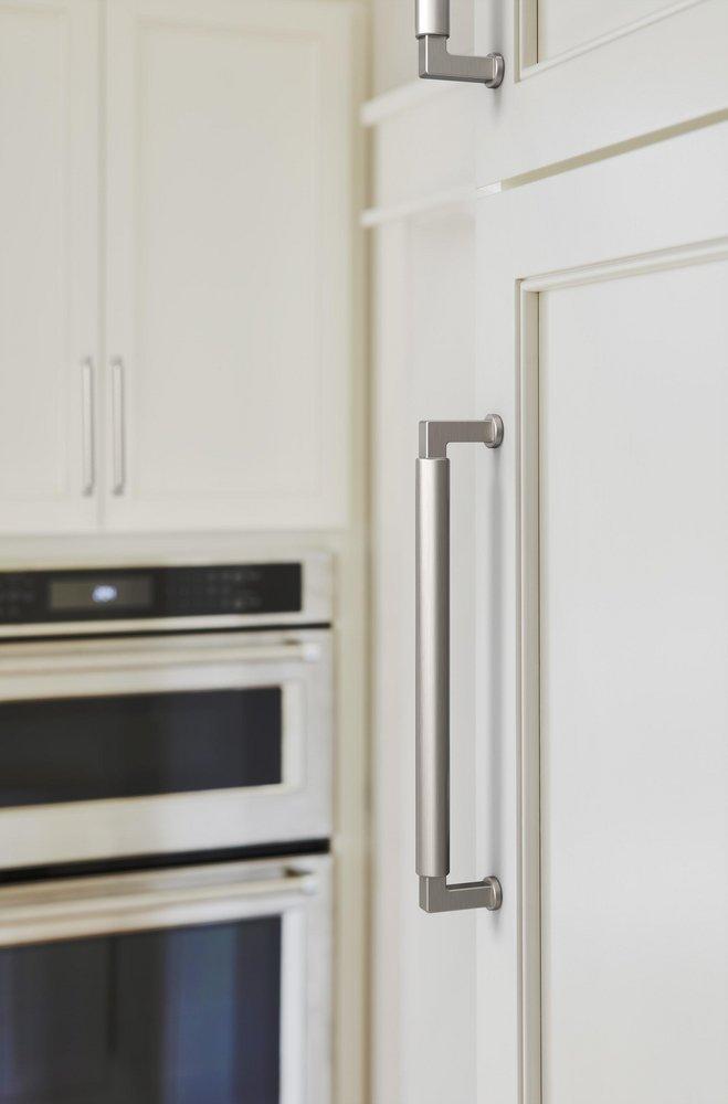 Amerock Satin Nickel 7-9/16 in. Center-to-Center Drawer Pull 