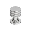 BALATA 1 INCH 25MM DIAMETER POLISHED CHROME CABINET KNOB 