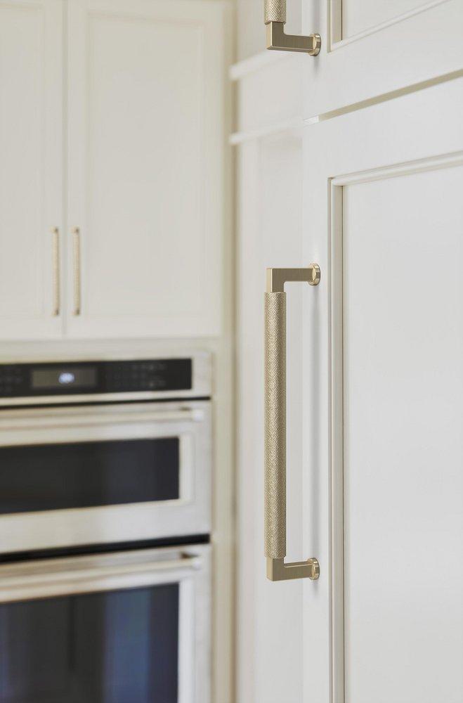 Amerock Golden Champagne 7-9/16 in. Center-to-Center Drawer Pull 