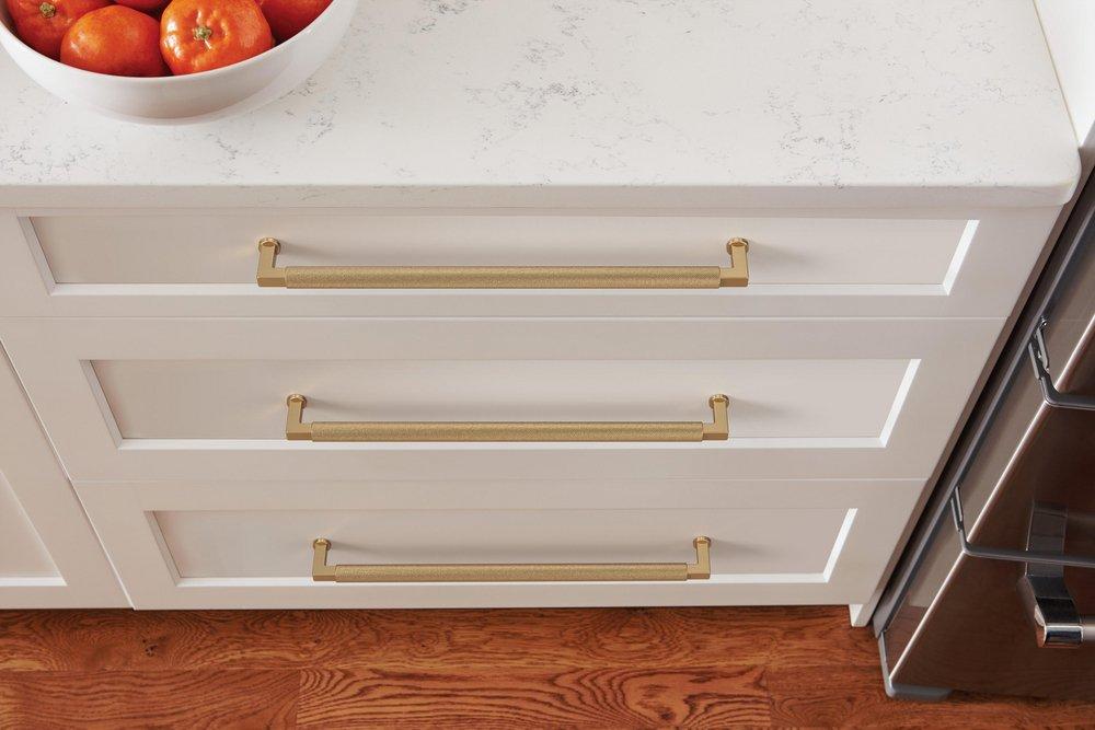 BALATA 12-5/8 INCH 320MM CENTER-TO-CENTER CHAMPAGNE BRONZE CABINET PULL 