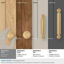 BALLARD 1 INCH 25MM DIAMETER CHAMPAGNE BRONZE CABINET KNOB 