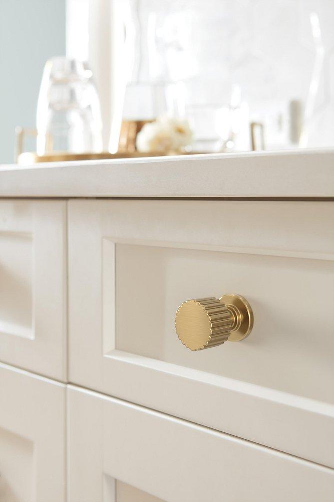 Amerock Champagne Bronze 1 in. Round Cabinet Knob 