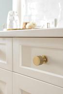 Amerock Champagne Bronze 1 in. Round Cabinet Knob 