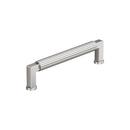 BALLARD 5-1/16 INCH 128MM CENTER-TO-CENTER POLISHED NICKEL CABINET PULL 