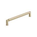 Amerock Golden Champagne 7-9/16 in. Center-to-Center Drawer Pull 