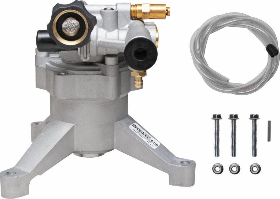 3100 PSI 2.4 GPM 7/8 in. Shaft Vertical Axial Pressure Washer Pump Kit, Fully Plumbed 
