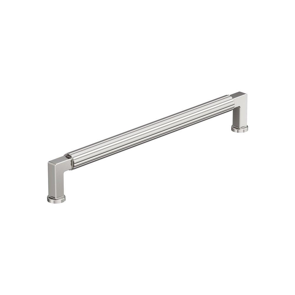 Amerock Polished Nickel 8-13/16 in. Center-to-Center Drawer Pull 
