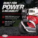 3400 PSI Gas Cold Water Aluminum Frame Pressure Washer with Cat Pump 
