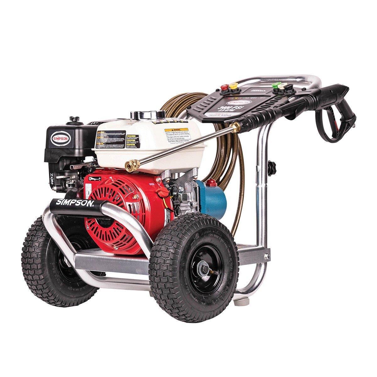 3400 PSI Gas Cold Water Aluminum Frame Pressure Washer with Cat Pump 