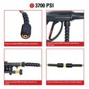 MorFlex 50 ft. (5/16 in.) 3700 PSI High-Pressure Hose with M22 Connectors 