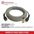 MorFlex 50 ft. (5/16 in.) 3700 PSI High-Pressure Hose with M22 Connectors 