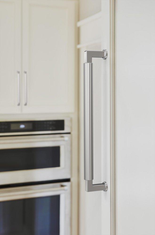 BALLARD 12 INCH 305MM CENTER-TO-CENTER POLISHED CHROME APPLIANCE PULL 