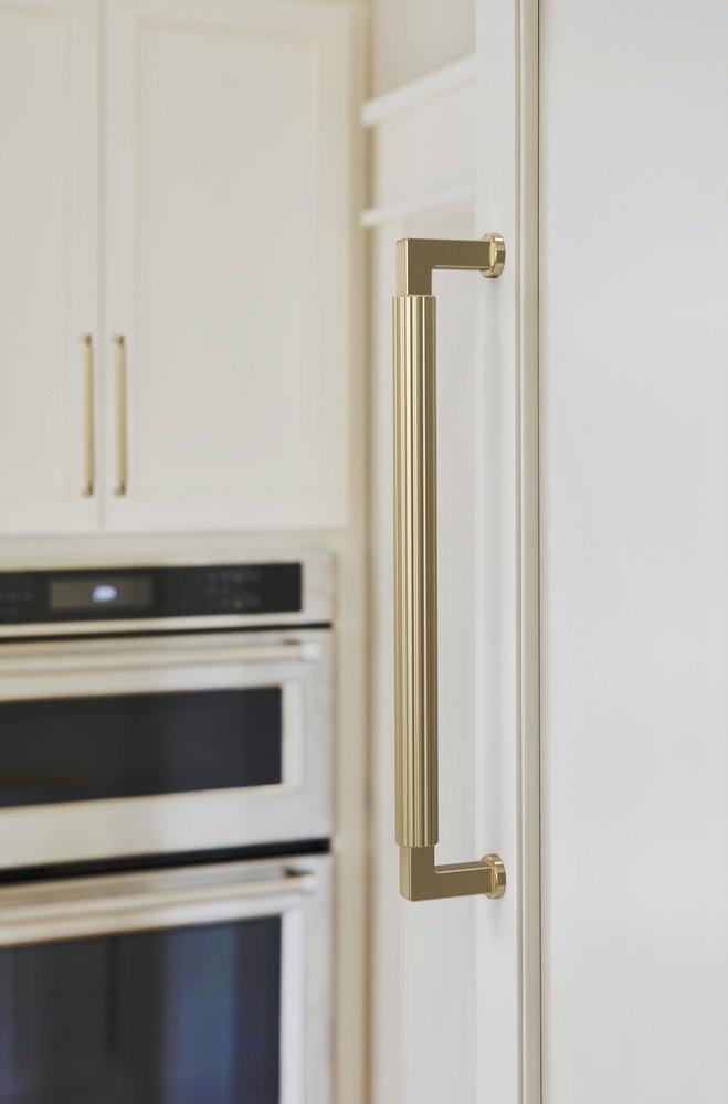Amerock Golden Champagne 12 in. Center-to-Center Appliance Pull 