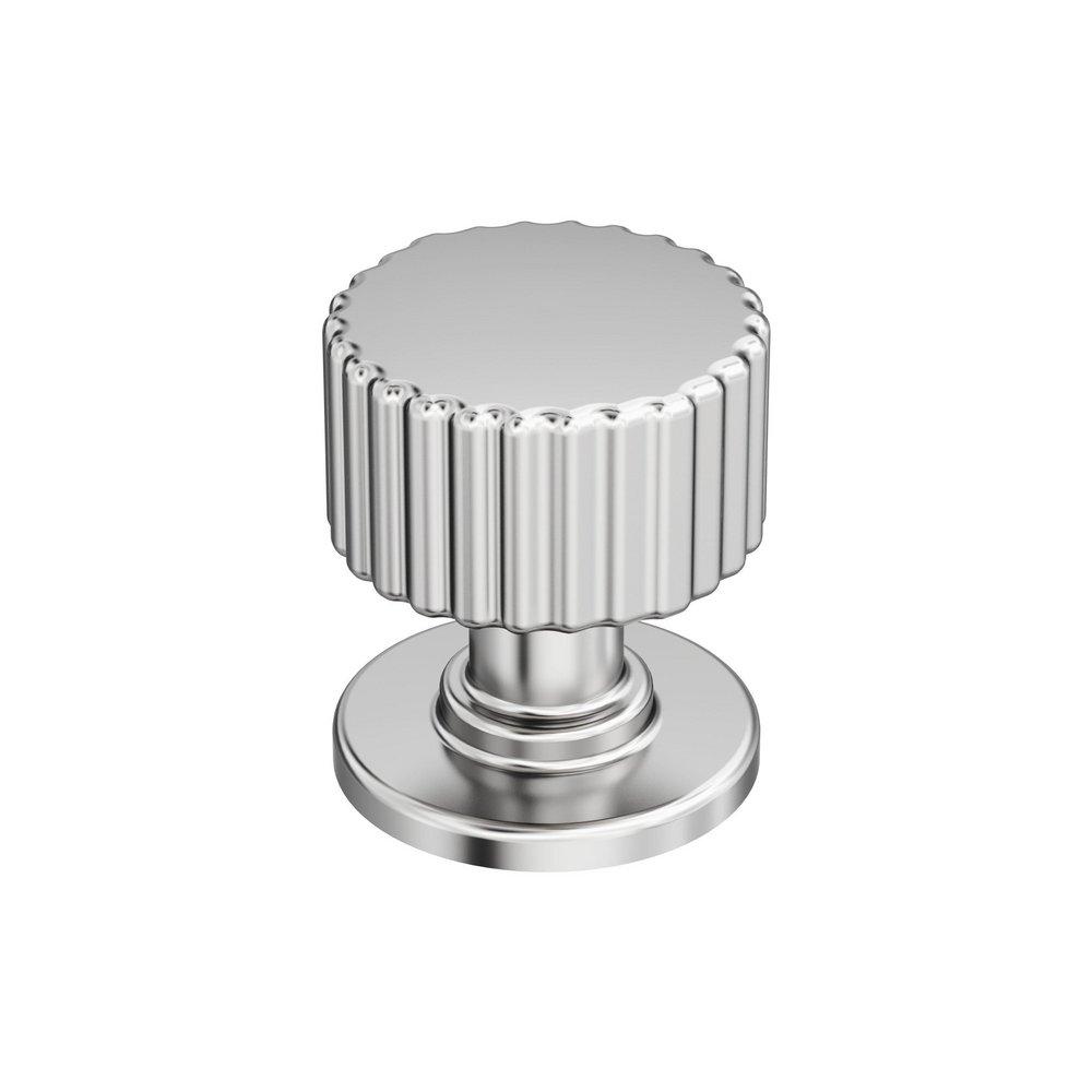 BALLARD 1-1/8 INCH 29MM DIAMETER POLISHED CHROME CABINET KNOB 