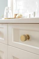 Amerock Champagne Bronze 1-1/8 in. Round Cabinet Knob 