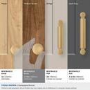 Amerock Champagne Bronze 1-1/8 in. Round Cabinet Knob 