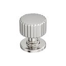 Amerock Polished Nickel 1-1/8 in. Round Cabinet Knob 