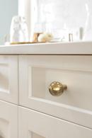 COBLE 1-1/8 INCH 29MM DIAMETER CHAMPAGNE BRONZE CABINET KNOB 