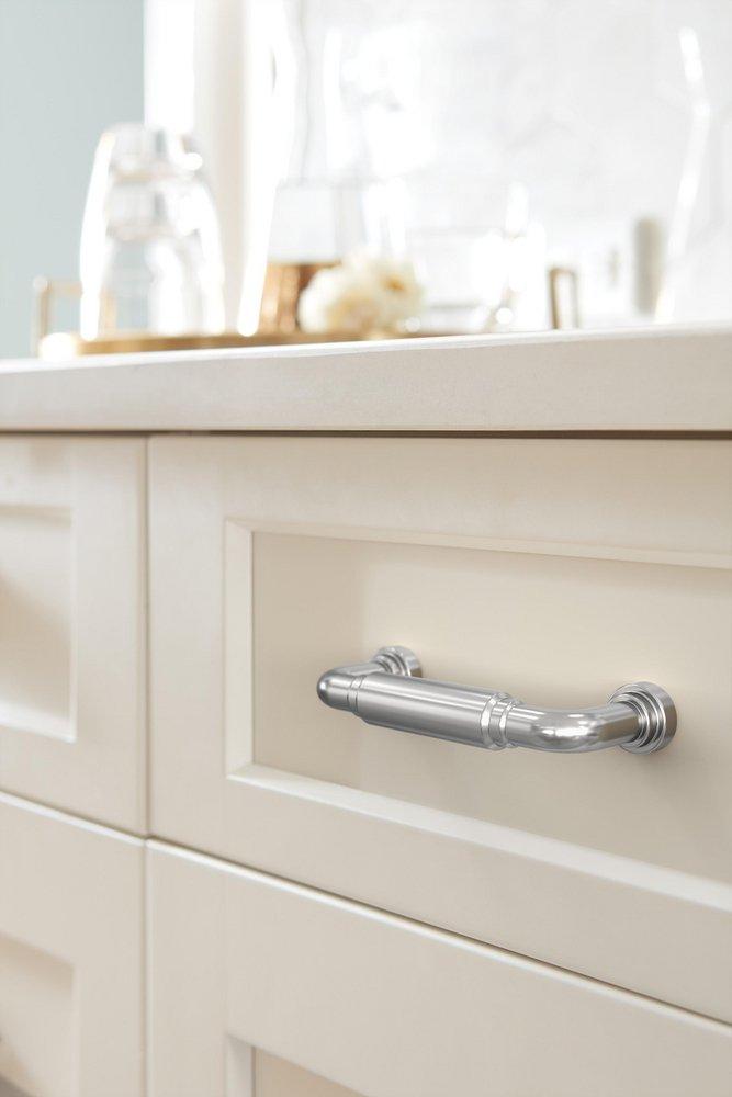Amerock Polished Chrome 3 in. Center-to-Center Drawer Pull 