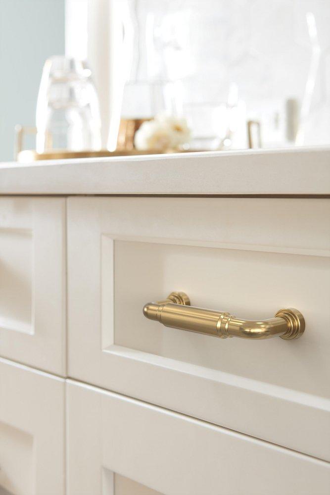 COBLE 3 INCH 76MM CENTER-TO-CENTER CHAMPAGNE BRONZE CABINET PULL 