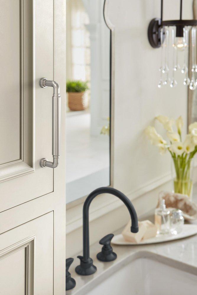 Amerock Satin Nickel 5-1/16 in. Center-to-Center Drawer Pull 