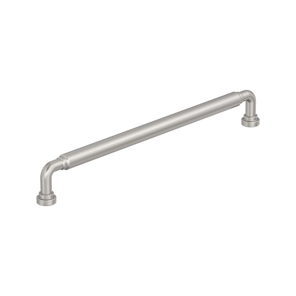 COBLE 10-1/16 INCH 256MM CENTER-TO-CENTER SATIN NICKEL CABINET PULL 
