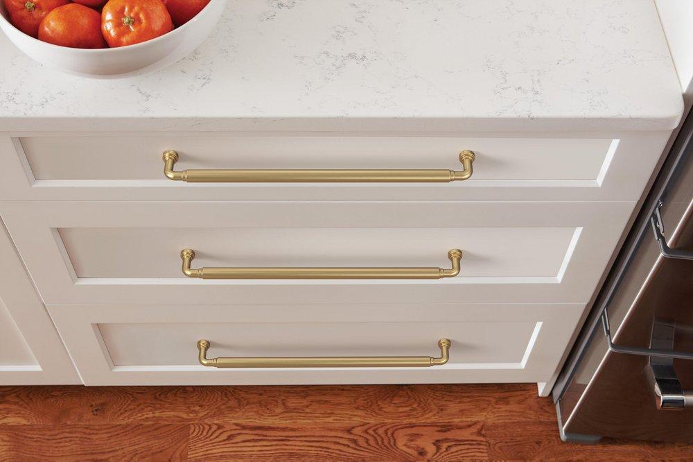 Amerock Champagne Bronze 12-5/8 in. Center-to-Center Drawer Pull 