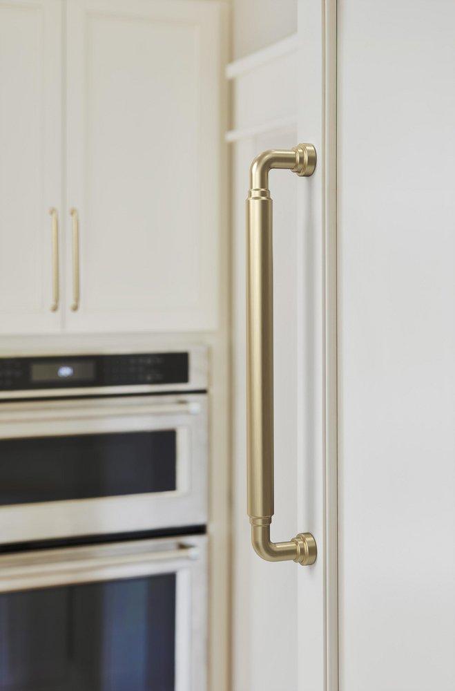 Amerock Golden Champagne 12 in. Center-to-Center Appliance Pull 