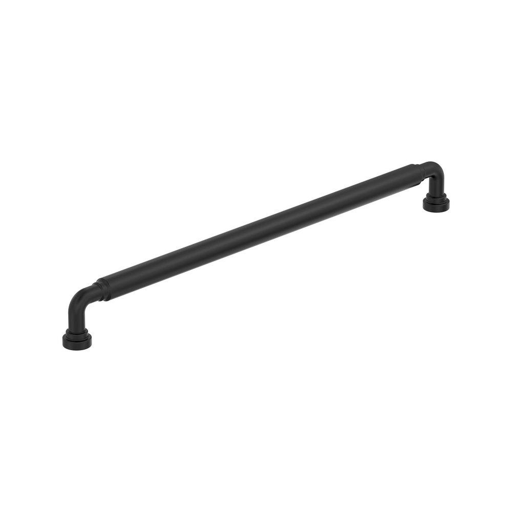Amerock Matte Black 18 in. Center-to-Center Appliance Pull 
